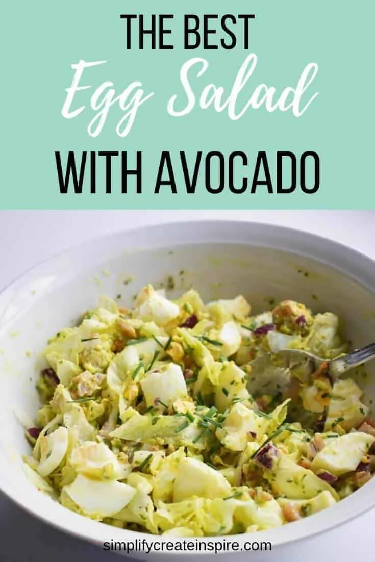 Keto avocado egg salad recipe