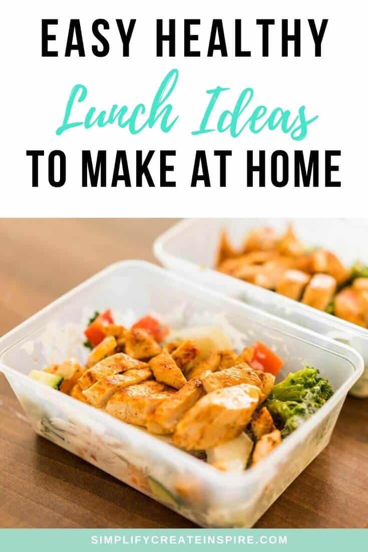 Easy healthy lunch ideas and recipes for home