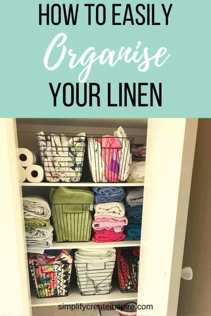 Linen cupboard organisation ideas