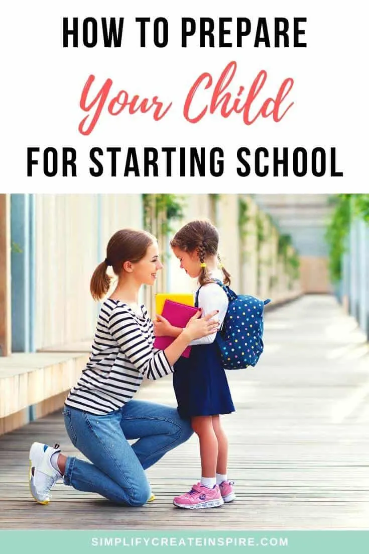 Starting school tips - how to prepare your child for starting school