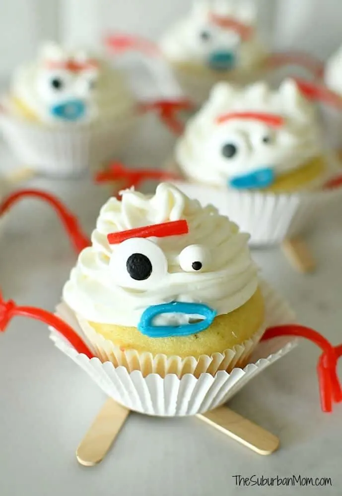 Forky toy story cupcakes