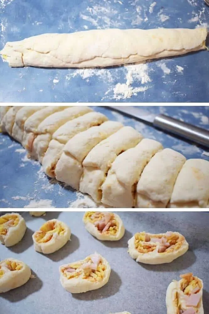 Pizza scroll recipe