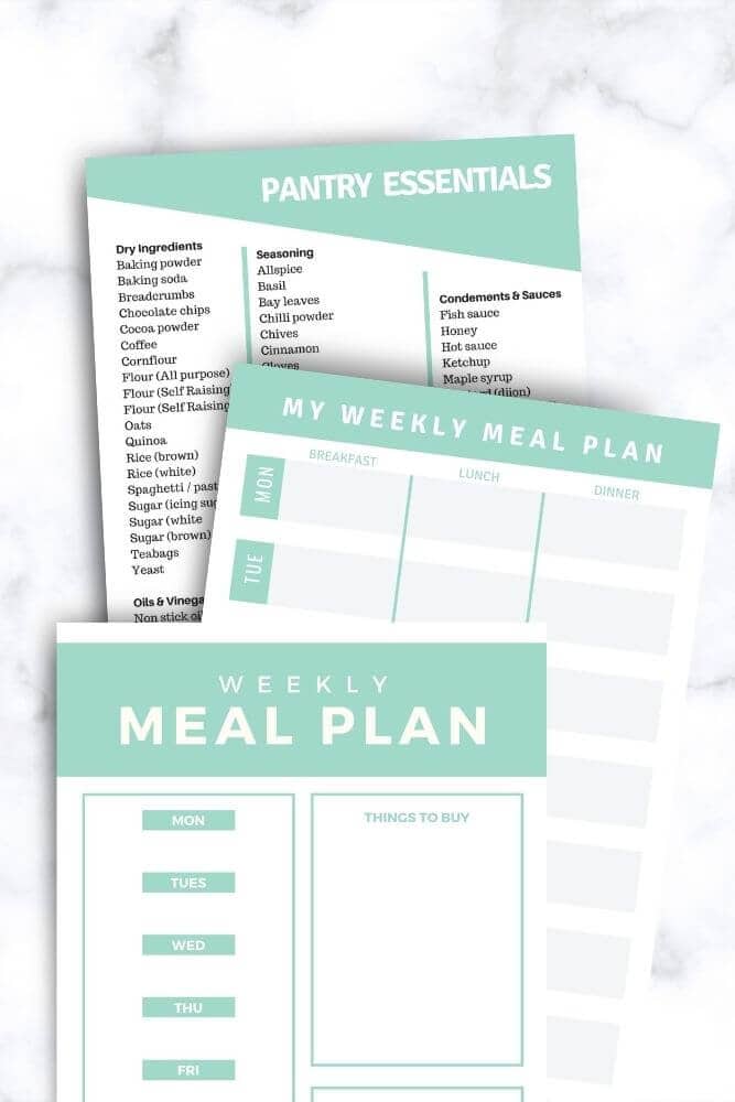 Meal planning kitchen bundle