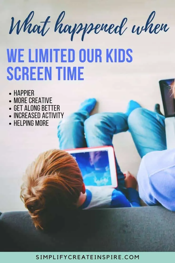 Benefits of limiting screen time for kids