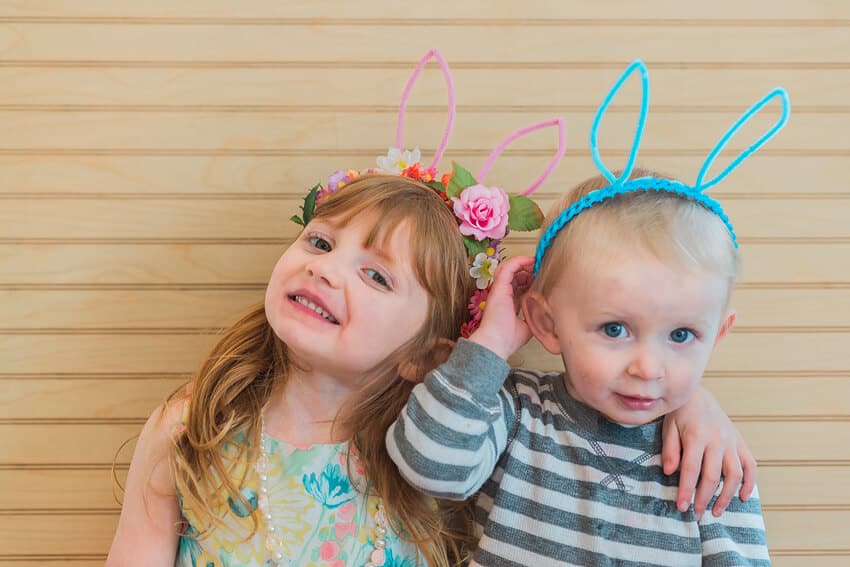 Pink & White Creative Children Photography Clothing Handmade Rabbit Hat Suit New 