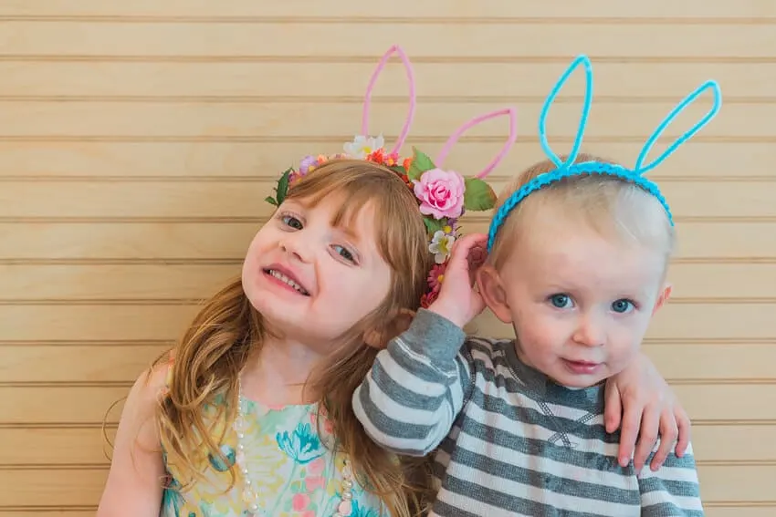 Easter bunny ear headbands