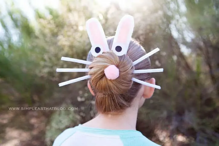 Easter bunny hair style