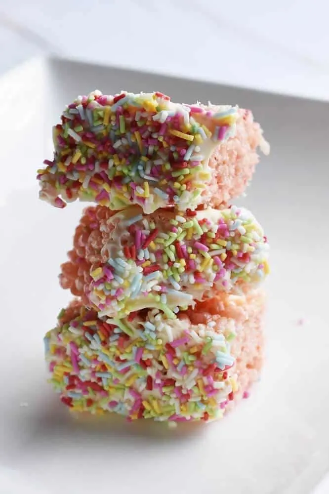 Unicorn rice kripsie treats