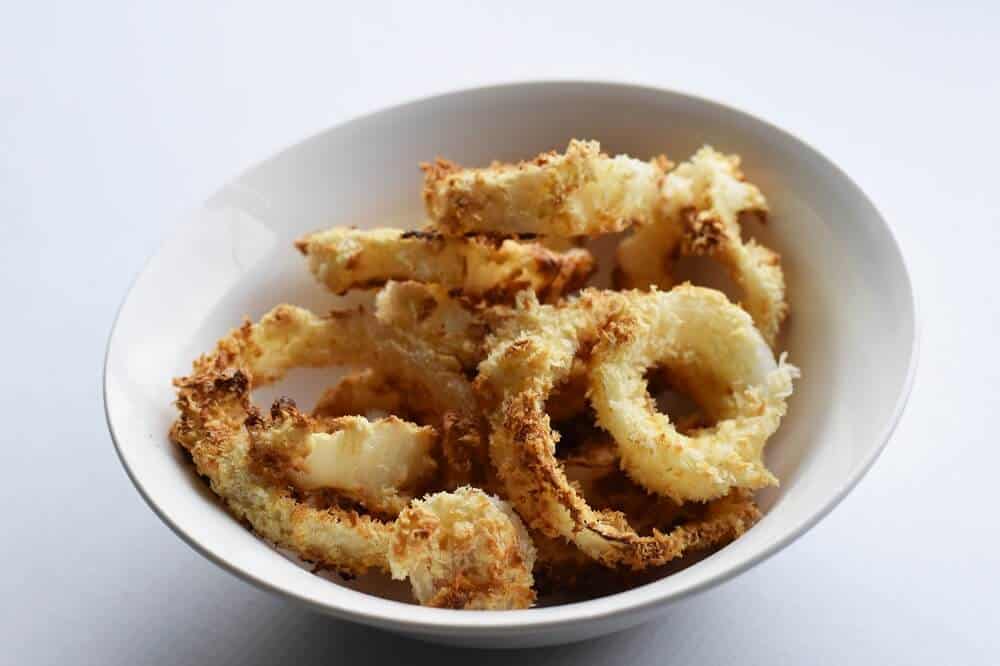 Cripsy Homemade Air Fryer Onion Rings Recipe