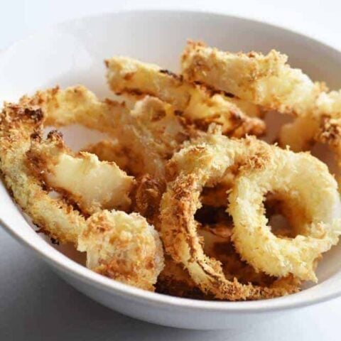 Air fryer onion rings