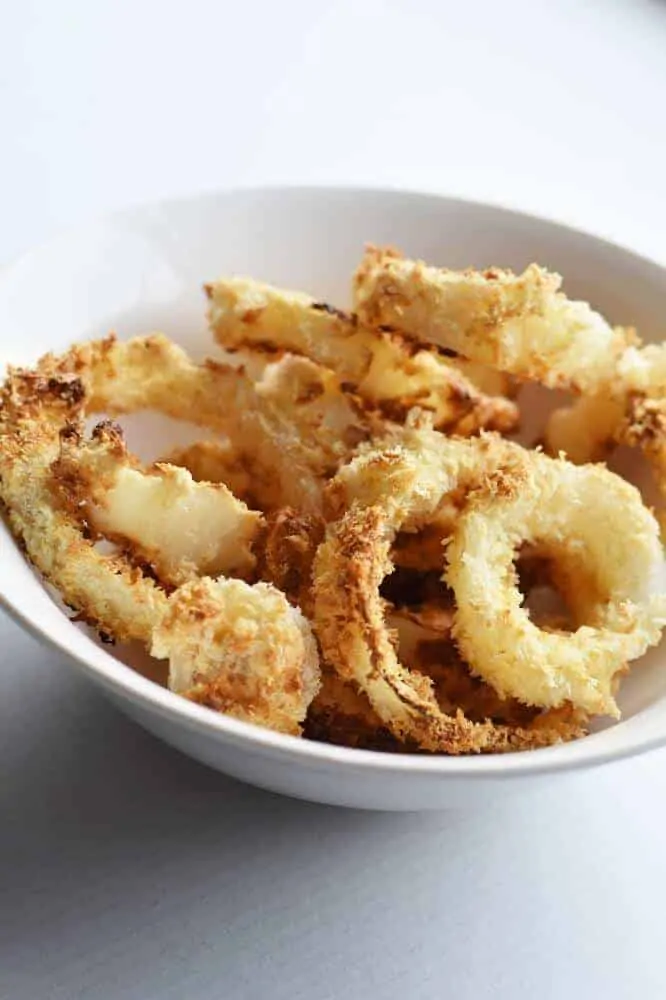 Air fryer onion rings