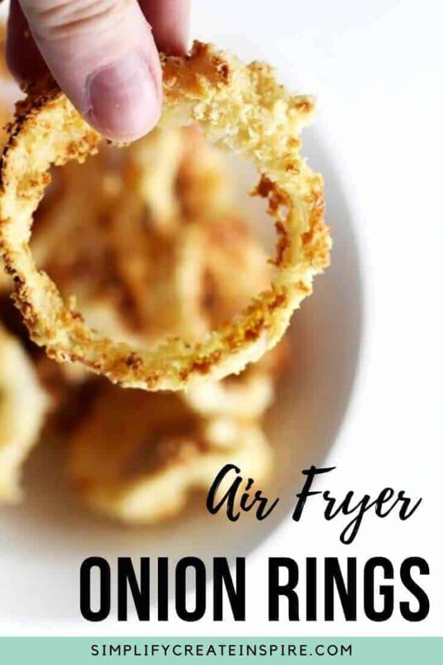 Cripsy Homemade Air Fryer Onion Rings Recipe