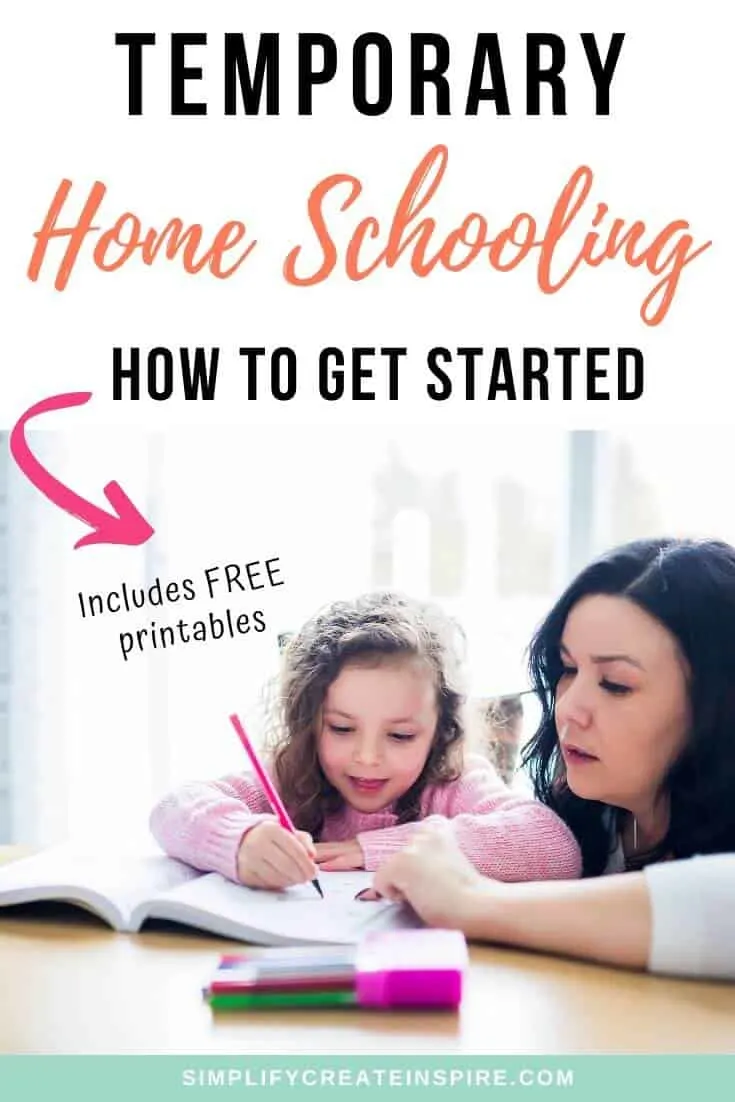 How to get started with temporary home schooling