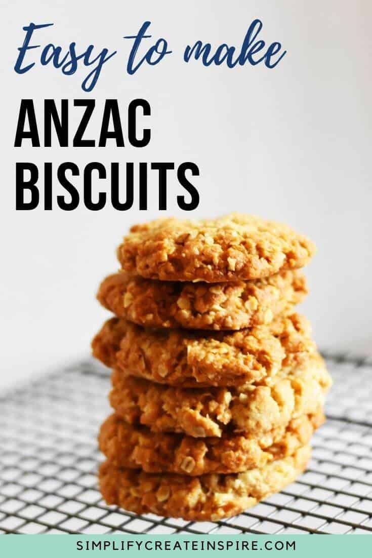 Easy Anzac biscuits recipe