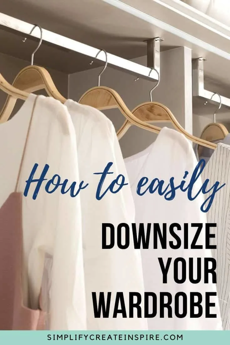 How to downsize your wardrobe