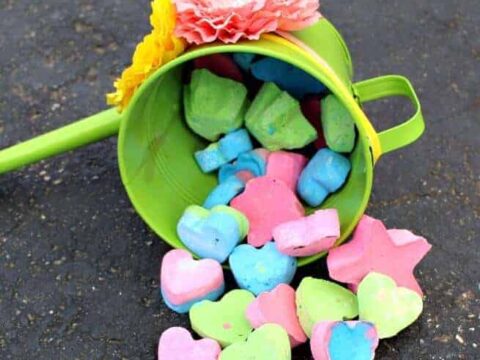 diy sidewalk chalk