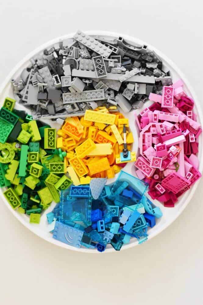 Colour sorting with lego