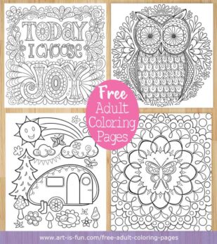 70+ Printable Mindfulness Colouring Pages For Adults & Kids