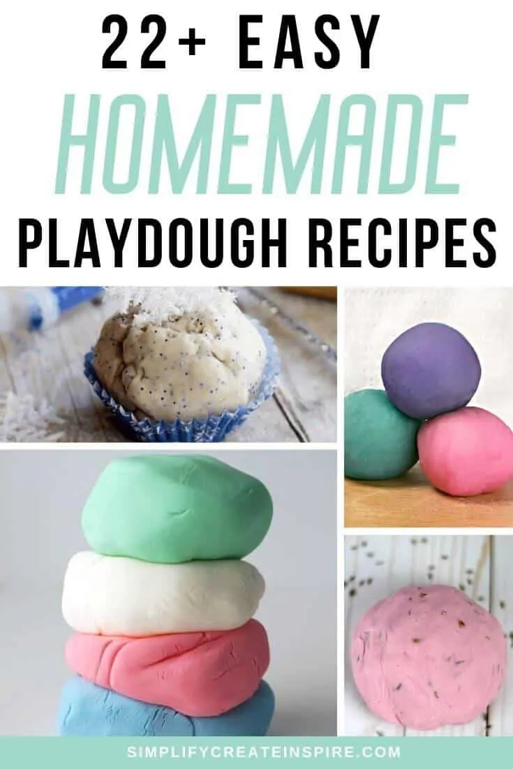 Homemade playdough recipes
