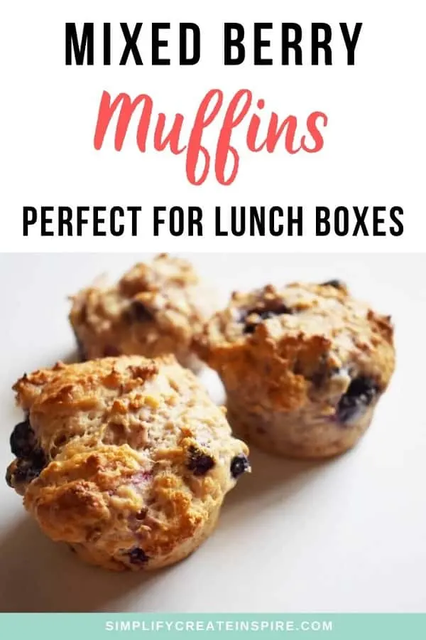 Mixed berry muffins recipe