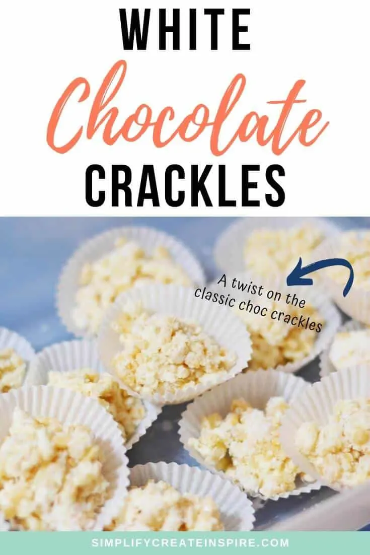 The best white chocolate crackles recipe - no copha