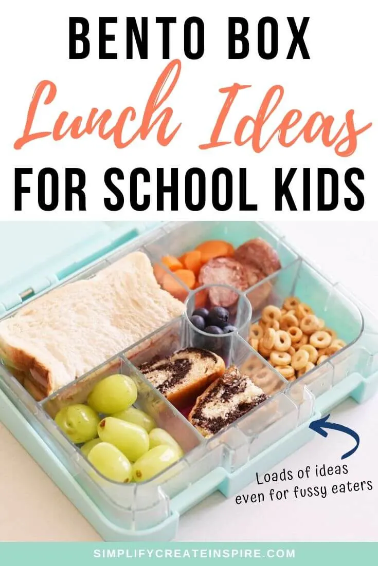 Bento box lunches for kids