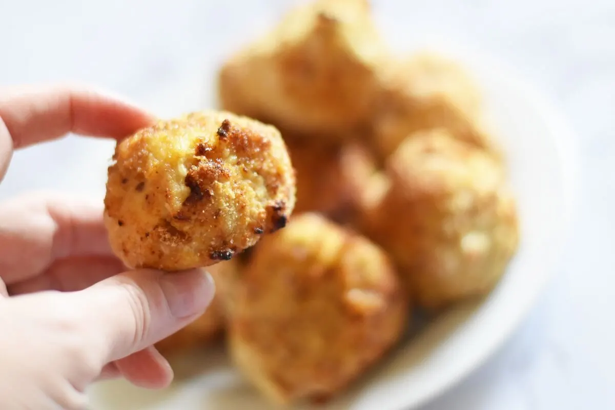 Chicken garlic balls