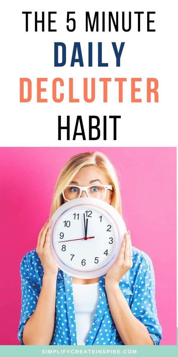 5 minute daily declutter strategy