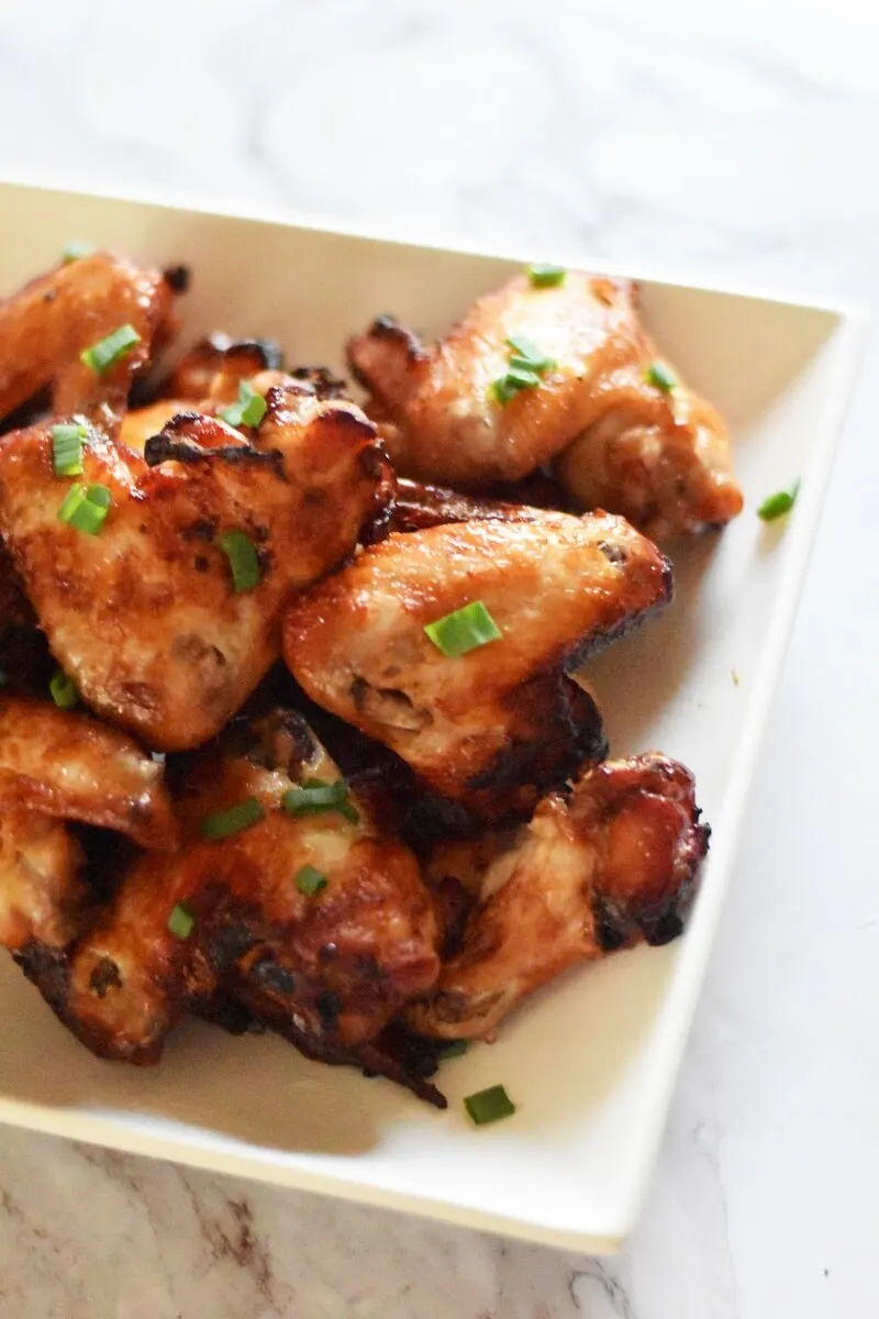 Air fried fish sauce chicken wings