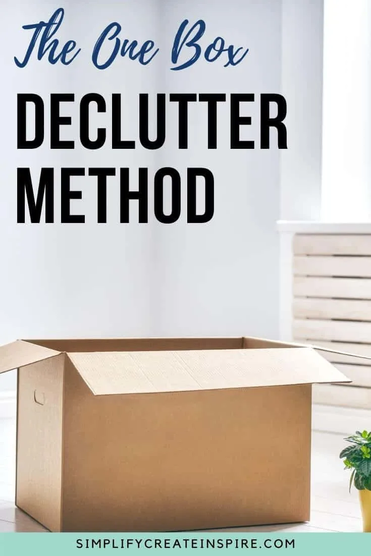 One box declutter method