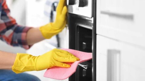 how to deep clean oven