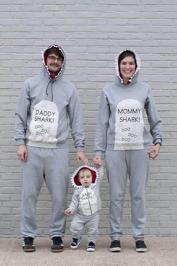 Baby shark family costume