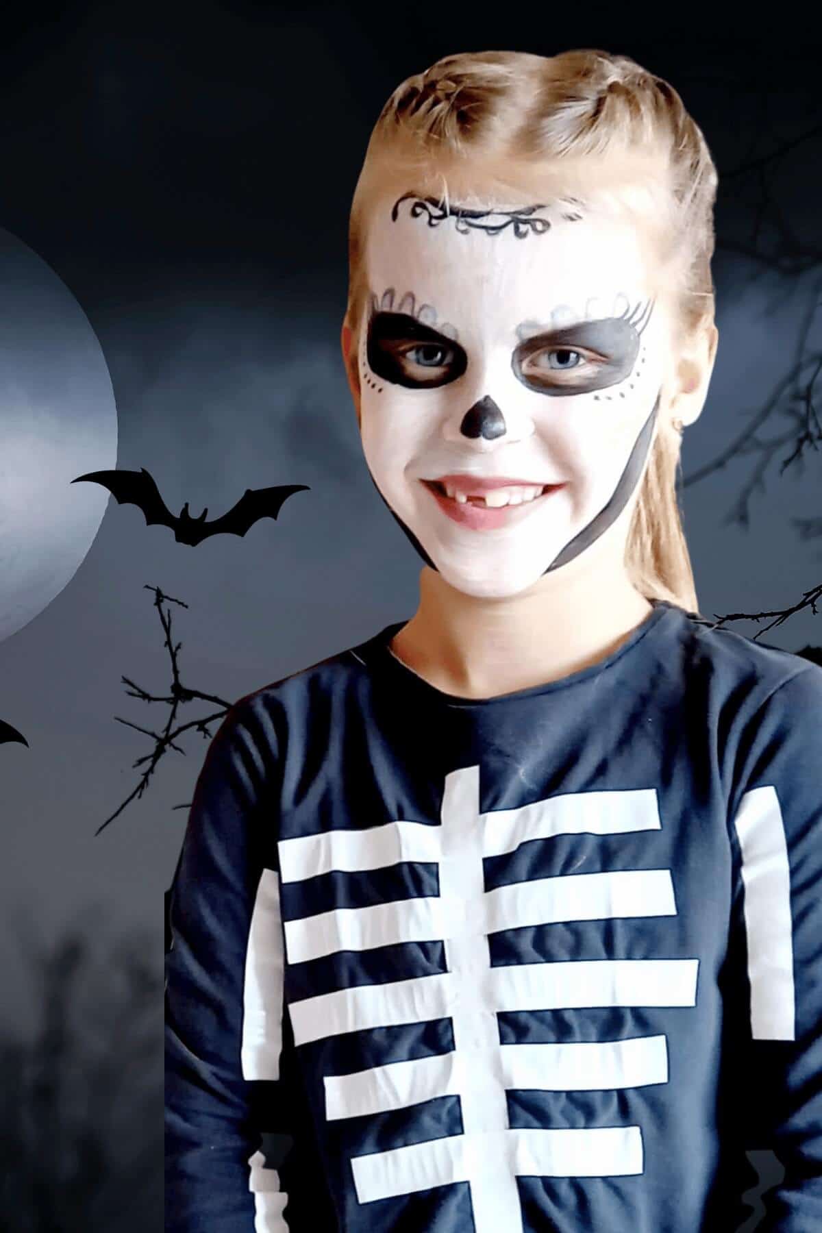 45 DIY Halloween Costumes For Kids & Babies For 2025 40 simple skeleton costume for a child.
