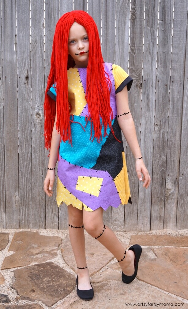 Sally from a nightmare before christmas diy costume.