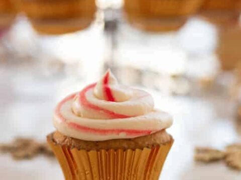 candy cane cupcakes