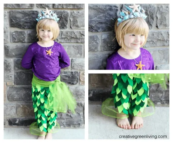 Little mermaid toddler costume