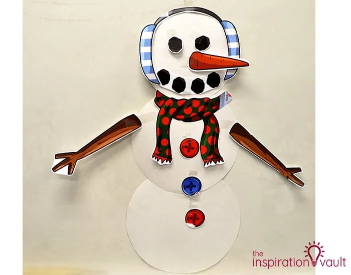 Printable snowman game