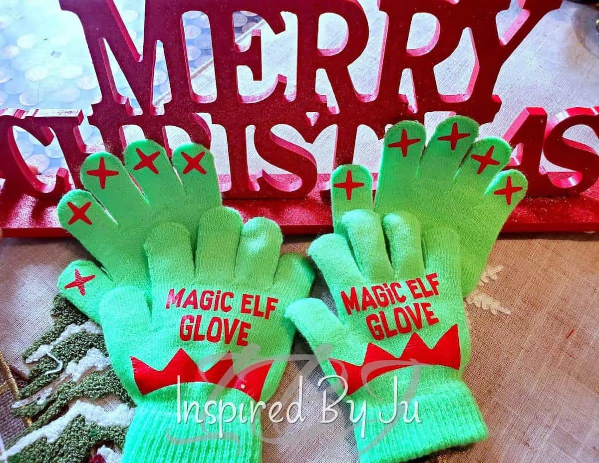 Elf gloves for touching elf