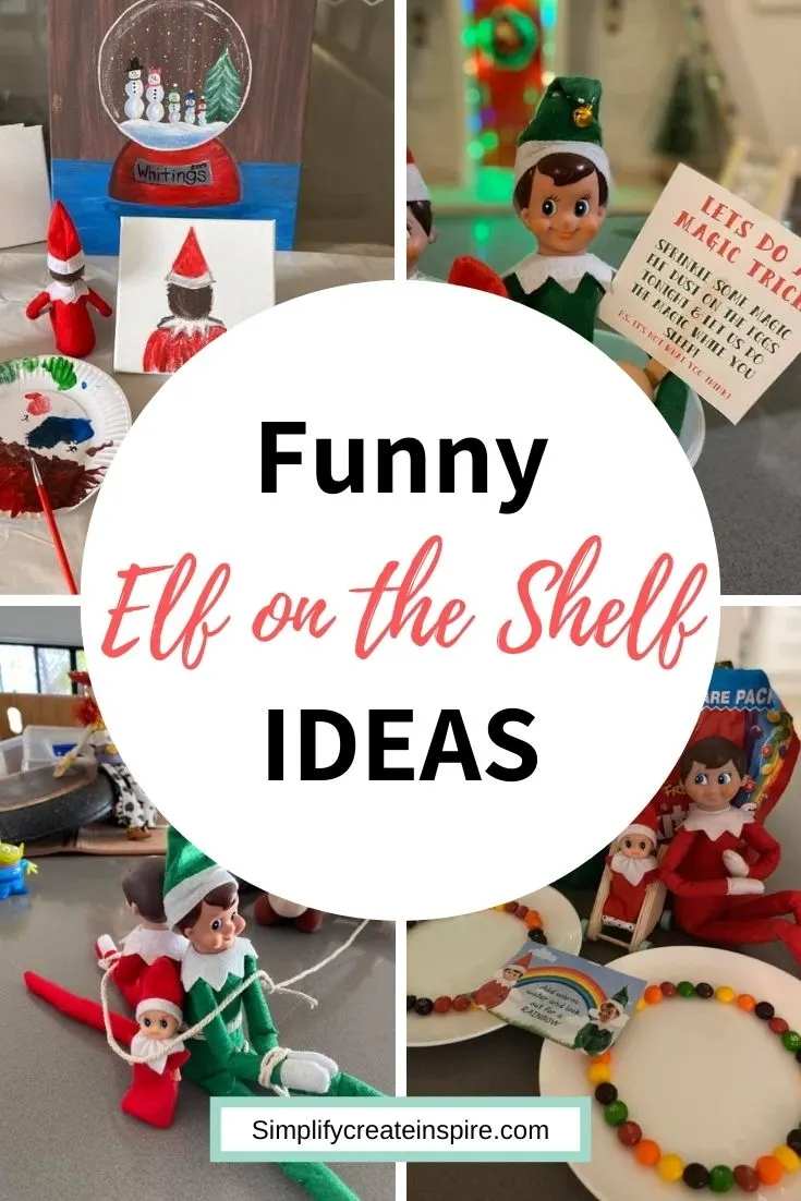 Easy funny elf on the shelf ideas