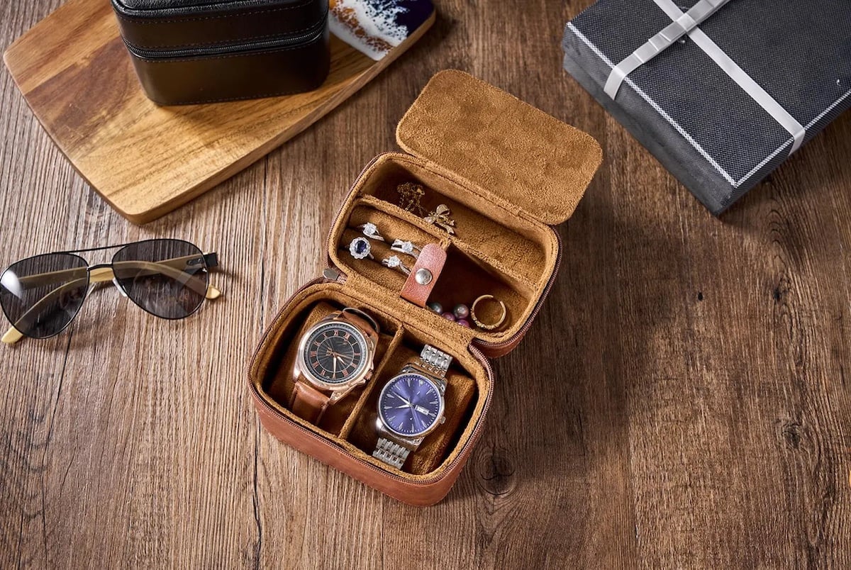 44 Unique Gifts For Men Who Have Everything 12 leather accessory case.