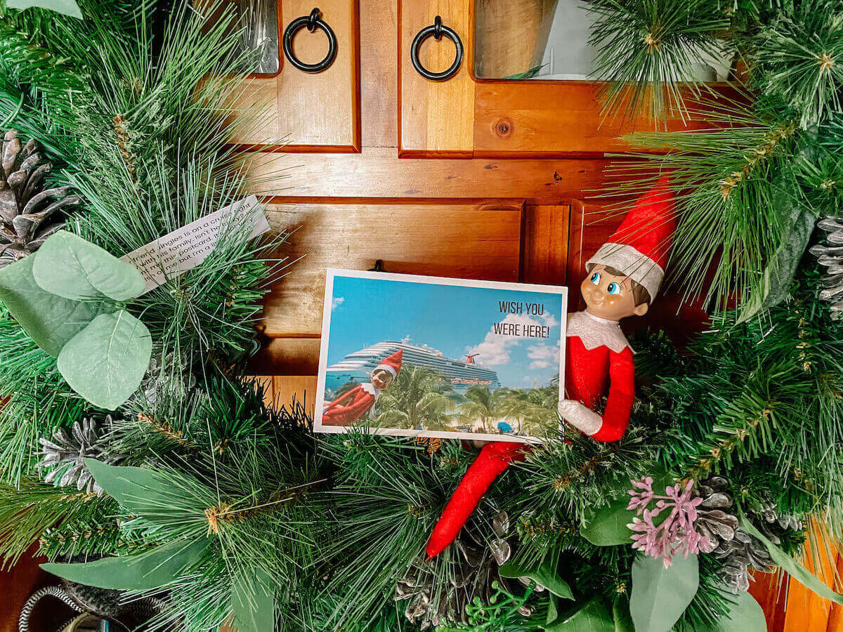 elf postcard.