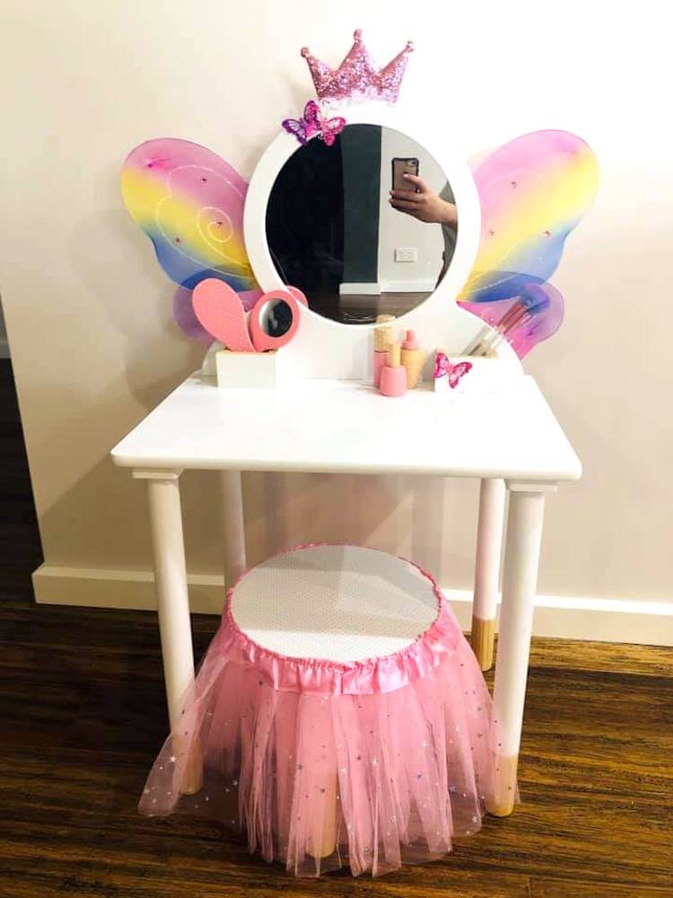 Kmart fairy vanity hack
