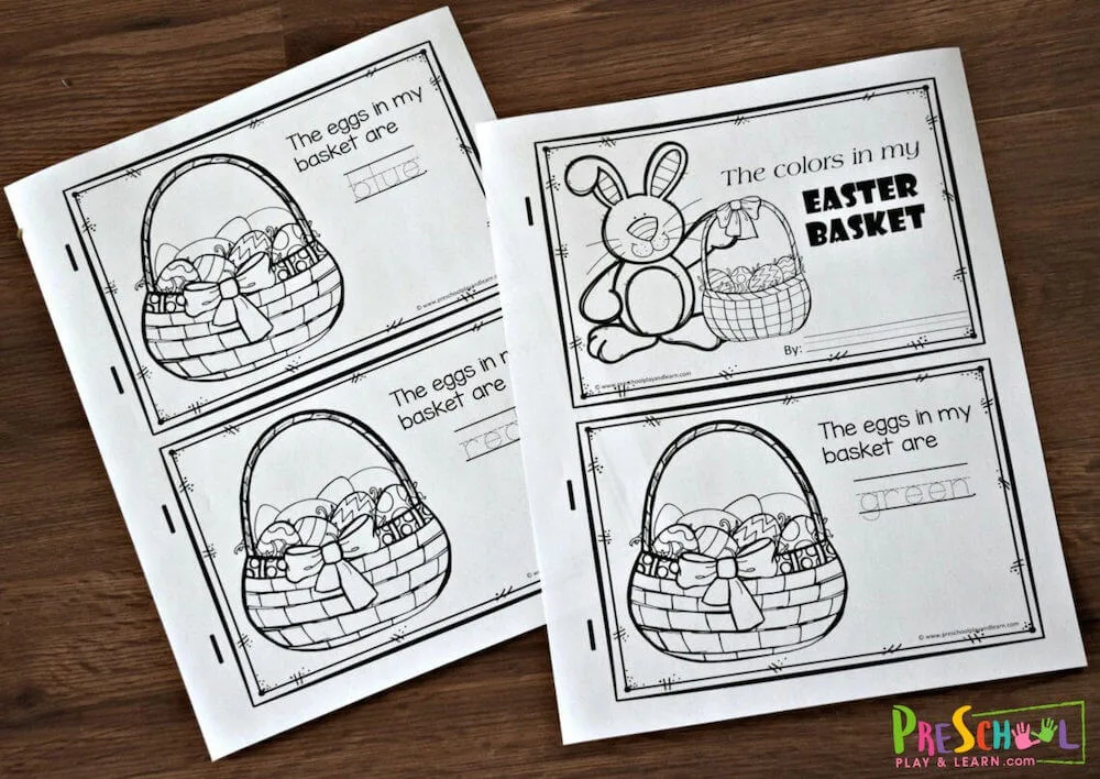Easter printable activity sheets