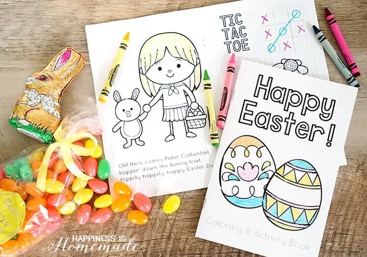 Easter colouring and activity book