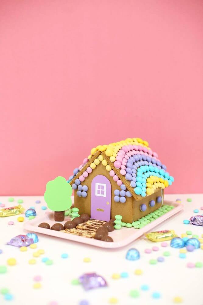 Easter gingerbread house