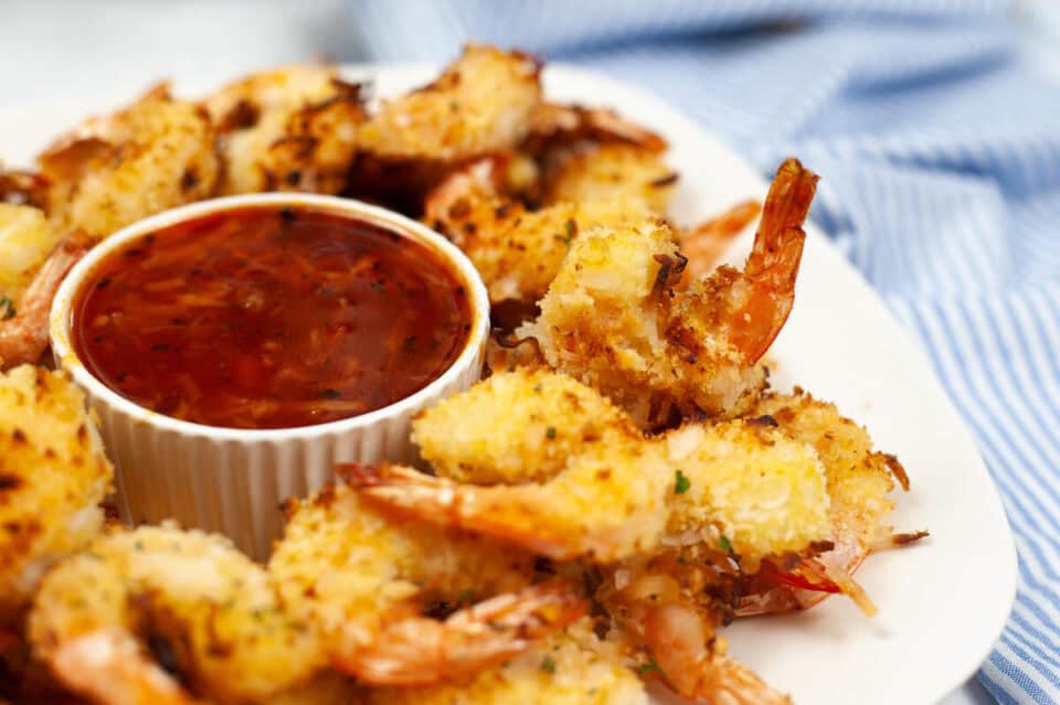 Air Fryer Coconut Prawns Recipe (Crispy Coconut Shrimp)