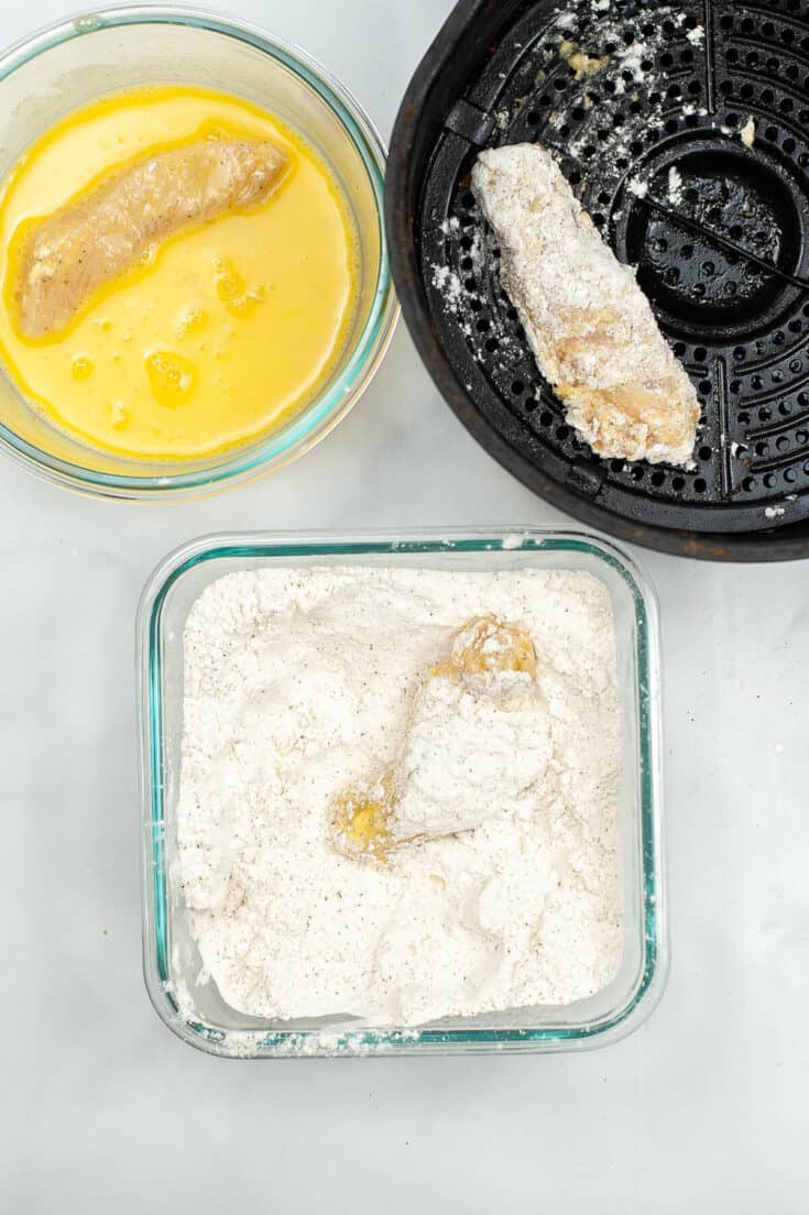 Air Fryer Crispy Chicken Caesar Wrap Recipe