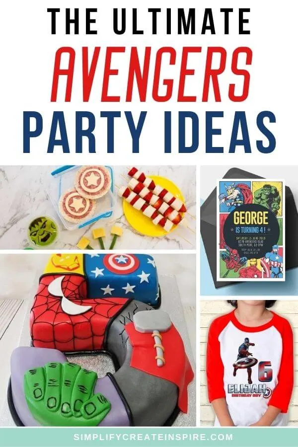 Marvel avengers birthday party