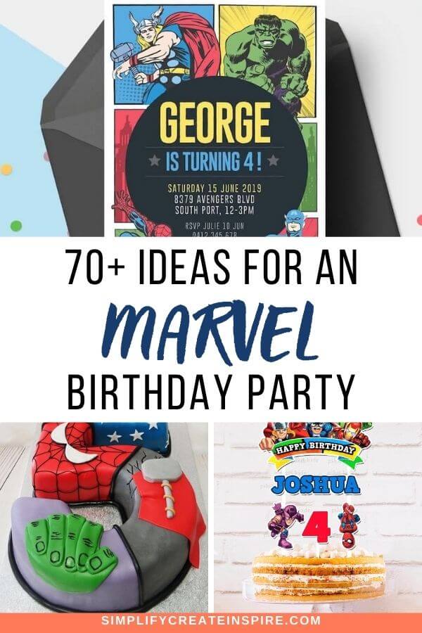 Avengers birthday party ideas