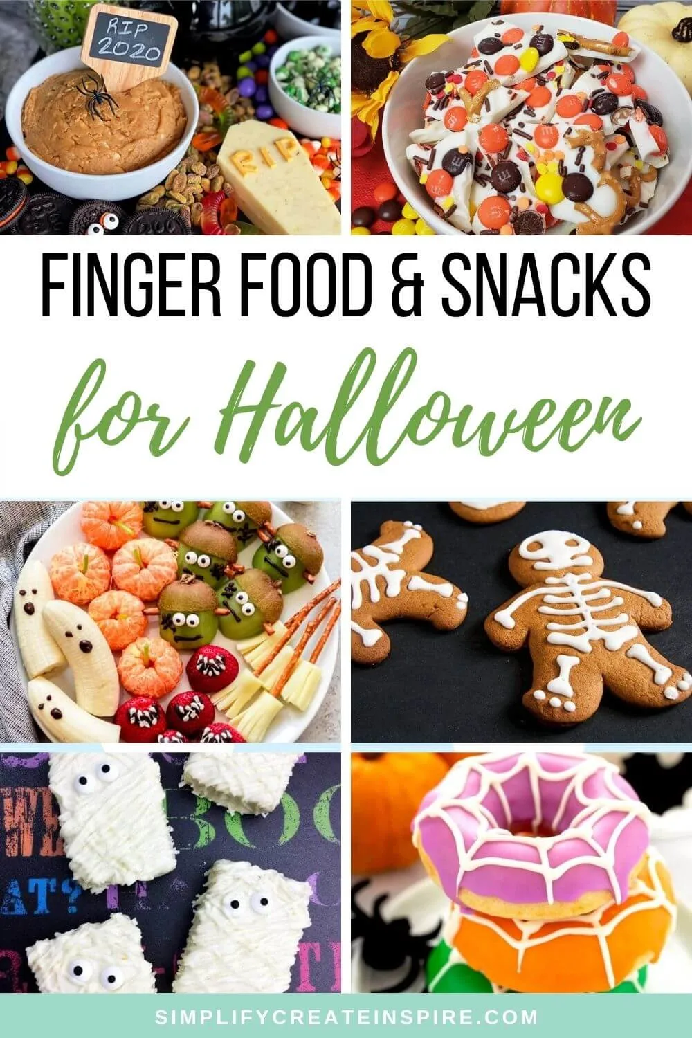 Halloween party finger foods and treats